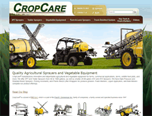 Tablet Screenshot of cropcareequipment.com